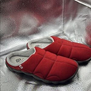 Red Quilted Slippers